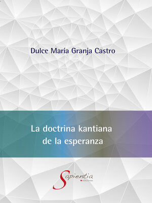 cover image of La doctrina kantiana de la esperanza